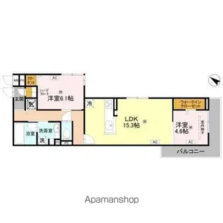 D-residence山田東【3階】の間取り