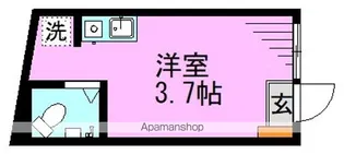 東京都杉並区松ノ木2丁目【アパート】の間取り