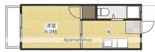 サンライズ松本【406号室】の間取り