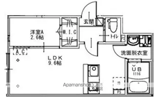SAIRIS五香南【1階】の間取り