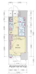 プレサンス上前津ディアシス【3階】の間取り