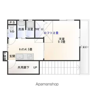 アドミラブール【2階】の間取り