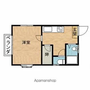 カーサ・ナイン【2階】の間取り