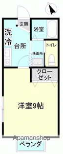 コーポ四倉【2階】の間取り