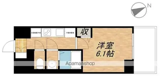 プレサンス大津京町ベルリーヴァ【1203号室】の間取り
