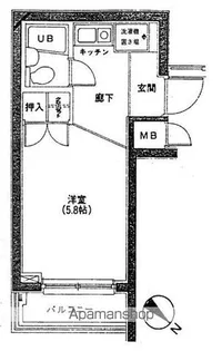 ダイホープラザ荻窪【4階】の間取り