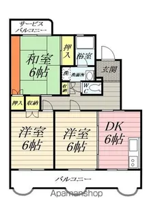 カサベルデ額田【4階】の間取り