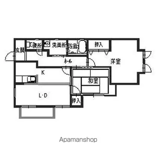 クールメゾンK&Y【1階】の間取り