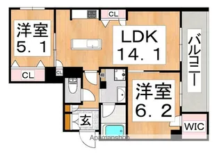 グランノーブル【2階】の間取り