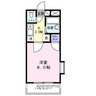 パルミラ津高【5階】の間取り