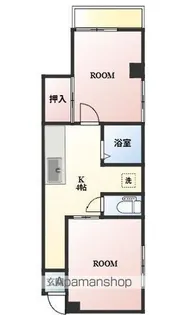 間宮ビル【3階】の間取り
