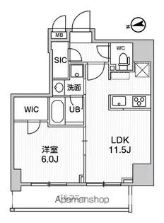 SーRESIDENCE新御徒町CHIARO【5階】の間取り