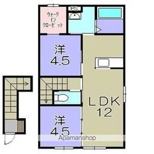 グッドライフステージ中小路【201号室】の間取り