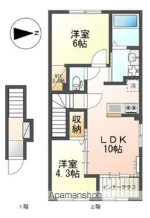 セラヴィ【2階】の間取り