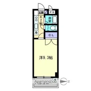 ぴゅうるAISHIN【303号室号室】の間取り