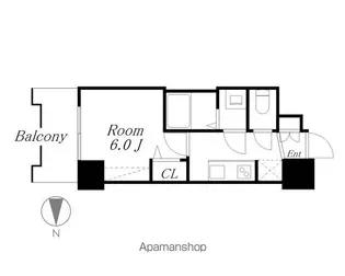 プレサンス高畑ルミア【7階】の間取り