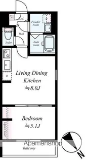 GRADUS実籾【2階】の間取り