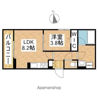ノクターン内山【2階】の間取り