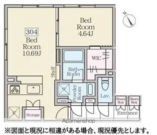 REVERESIDENCE三軒茶屋【3階】の間取り