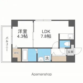 スペチアーレ大通【5階】の間取り