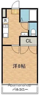プルミエハイツ【B103号室】の間取り