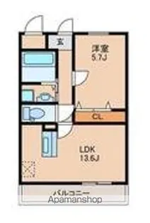 NEIGHBORS【402号室】の間取り