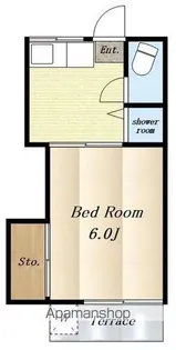 第一・第二吉野荘【第一208号室】の間取り