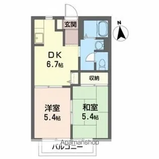 マロン【2階】の間取り