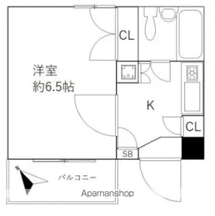 クレストパレス柏【2階】の間取り