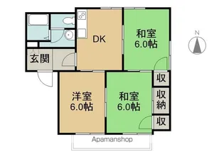 ファミール北内【2階】の間取り