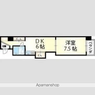 ヤマイチPLAZA 吉田Ⅰ【606号室】の間取り