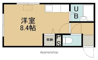 ヴィラ五稜郭【102号室】の間取り