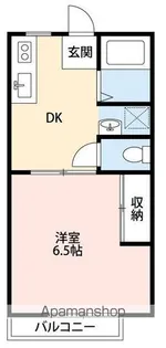 サンシティS【2階】の間取り