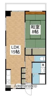 アーバンハウス西堀【8階】の間取り