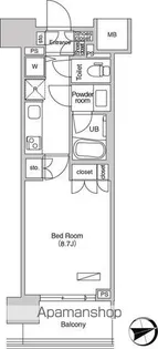 エミリブ石神井公園【8階】の間取り