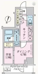 ARKMARK方南町STA.【602号室】の間取り