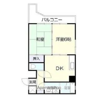 日宝エミール上之園【3階】の間取り