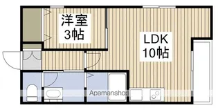 L COLLECTION 上大川前【101号室】の間取り