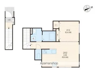 ピオニーアセット【2階】の間取り