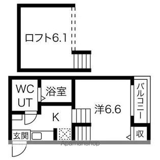 STAGE志賀本通【102号室号室】の間取り