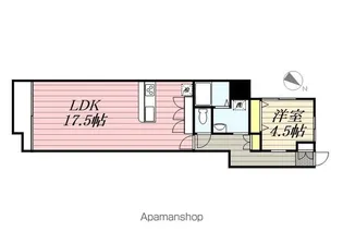 フローリッシュ大久保Ⅱ【3階】の間取り