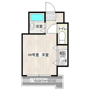 モア・フィールド箱崎Ⅱ【809号室】の間取り