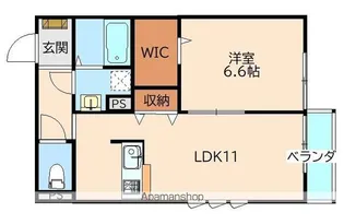 フォレスト【1階】の間取り