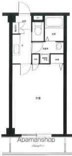 シャンブル小川町【104号室】の間取り