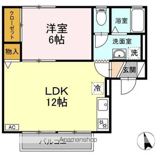 セジュールエイト A【2階】の間取り