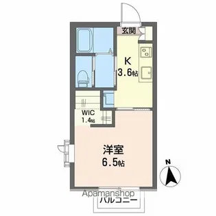 プリーマK【2階】の間取り