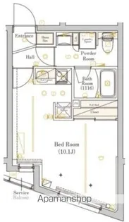 ミライズ中野哲学堂レジデンス【3階】の間取り