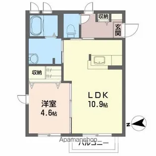 ディアスセフィーラⅡ【1階】の間取り