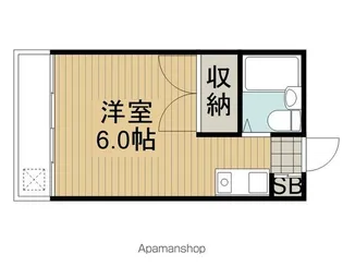 リーフガーデニア【102号室】の間取り