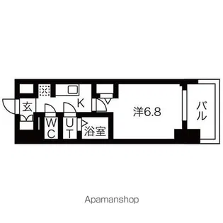 ファステートNAGOYA今池バレンシア【302号室】の間取り